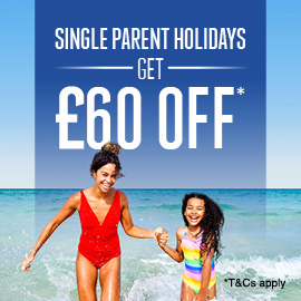 Signle parent holidays get £60 off